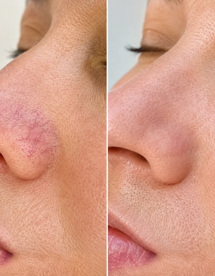 Удаление сосудистой сеточки, фототерапия IPL